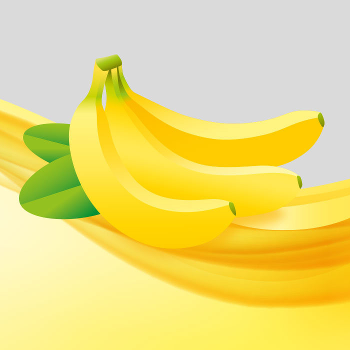 Банан. Иллюстрация для упаковки